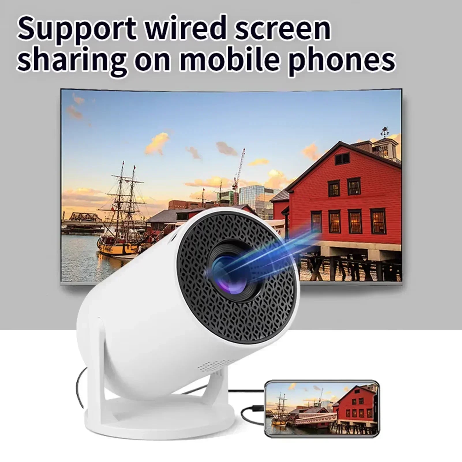 Velora Beam projector ceiling projection mode