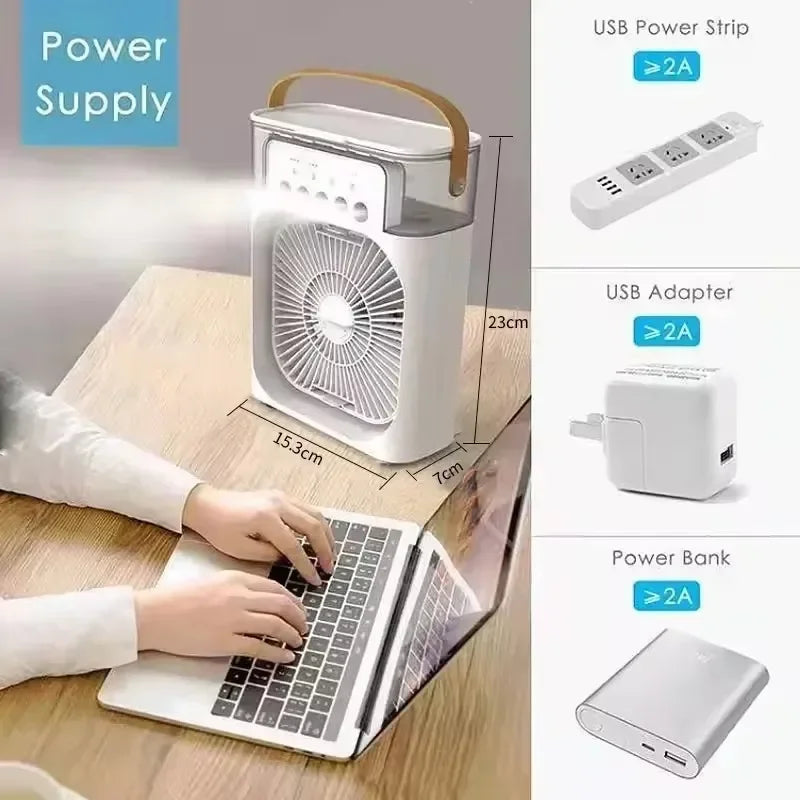 Velora Breeze rechargeable USB air cooler
