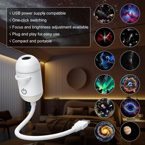 Velora Orbit 2-in-1 projection lamp product view