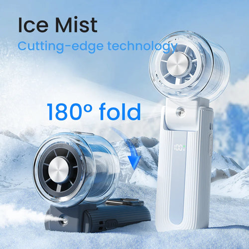 Velora Mist personal fan with fine water mist