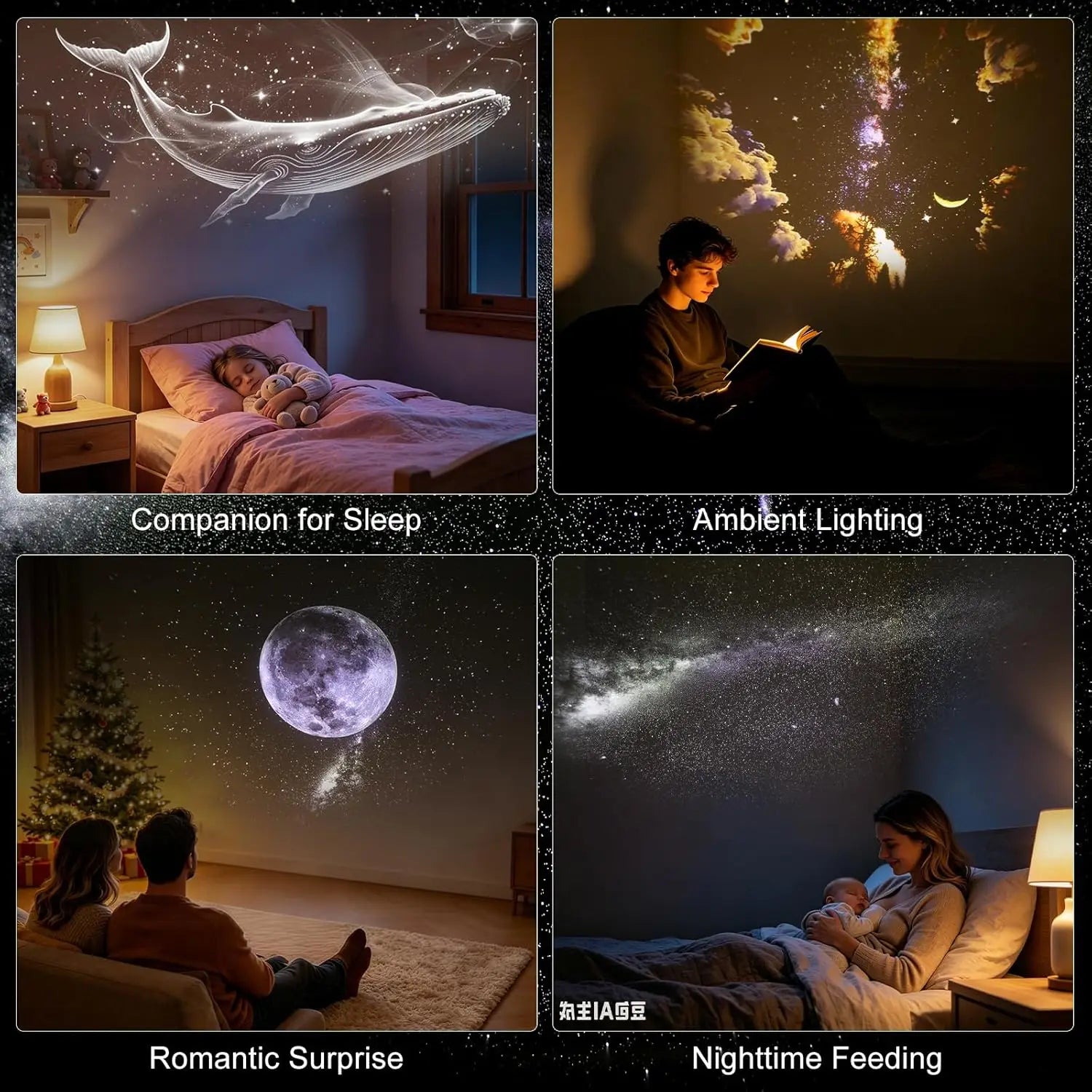 Velora Nova USB rechargeable galaxy light