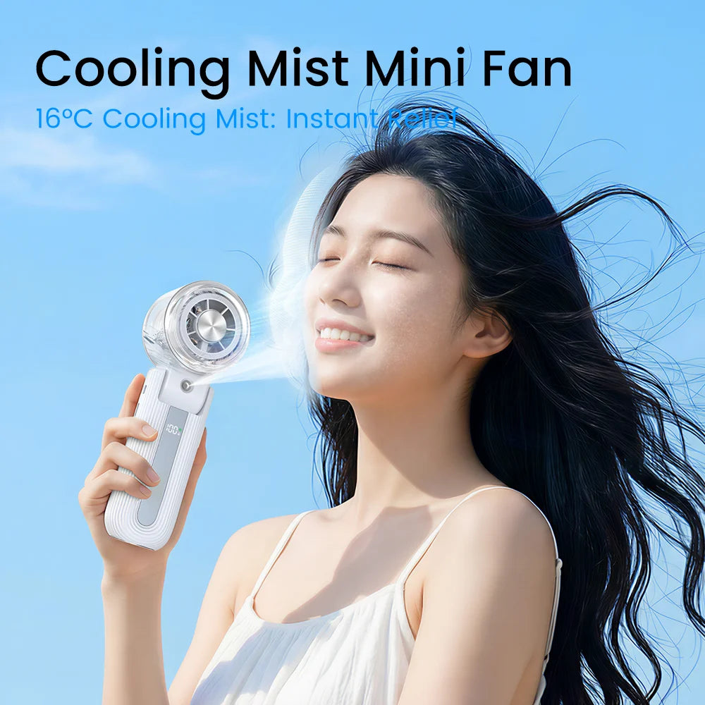 Velora Mist handheld misting fan